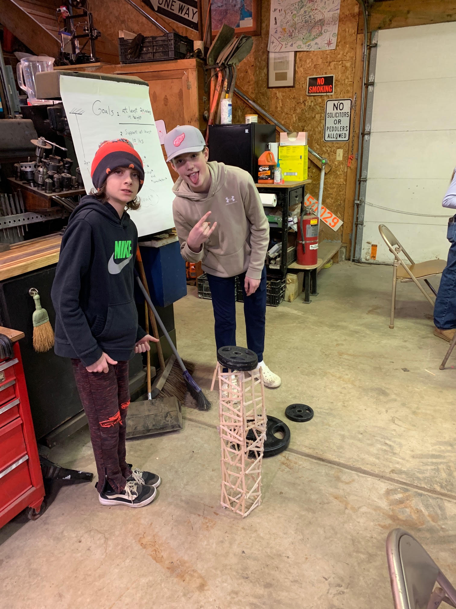 Tower building 20kg challenge